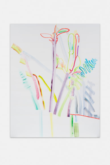 Gerlind Zeilner Naturally 2, 2021 Signed on the back Egg tempera and oil on canvas 74 3/4 x 59 1/8 in 190 x 150 cm (GZE22.003)