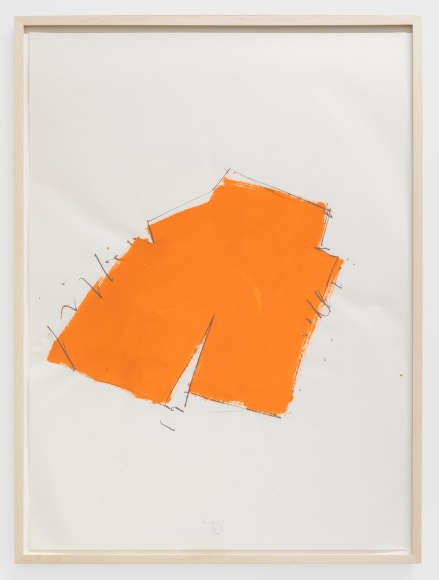 Imi Knoebel Untitled, 1976 Oil and graphite on paper 39 3/8 x 27 1/2 in 100 x 70 cm (IK76.003)