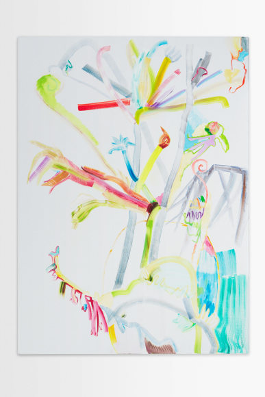 Gerlind Zeilner Leopoldsberg, 2020 Egg tempera and oil on canvas 86 5/8 x 63 in 220 x 160 cm (GZE22.002)
