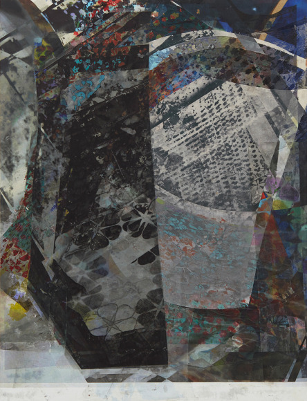 Tamar Halpern, Romeo Must Die, 2016. UltraChrome ink, archival paper, vellum, silk on linen, 42 x 32 inches (106.7 x 81.3 cm) TH16.010