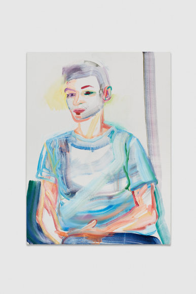 Gerlind Zeilner Peter, 2022 Signed on the back Egg tempera and oil on canvas 31 1/2 x 23 5/8 in 80 x 60 cm (GZE22.017)