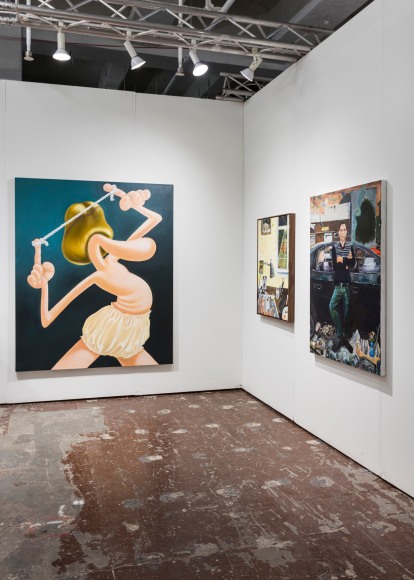 NADA New York, 2017, Installation view; Louise Bonnet and Celeste Dupuy-Spencer