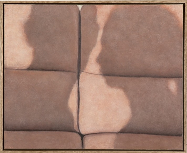 Jess Allen Rose Tinted Days, 2024 Oil on linen 15 3/4 x 19 3/4 in (framed) 40 x 50 cm (framed) (JAL24.005)