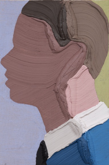 José Lerma Jehiel, 2023 Acrylic on burlap 36 x 24 in 91.4 x 61 cm (JLE23.037)