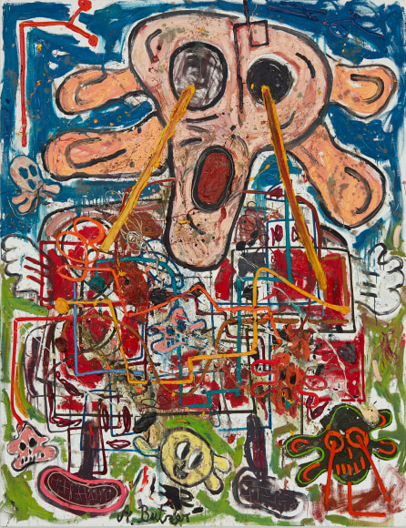 André Butzer Engel, 2006 Oil on canvas 102 3/8 x 79 1/8 in 260 x 201 cm (AB06.004)