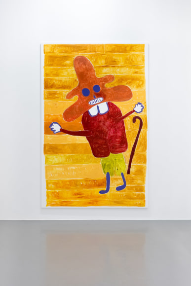 Installation view of André Butzer, Maikäfer flieg!, (January 28 - March 19, 2023), Kunstverein Friedrichshafen. Photo: Kilian Blees