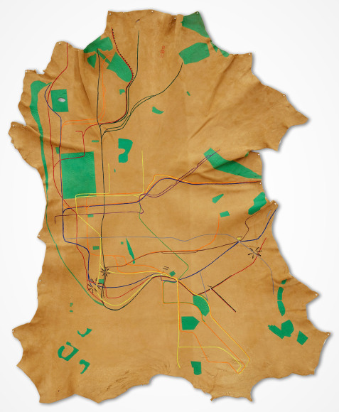 Nicholas Galanin Land Swipe, 2019