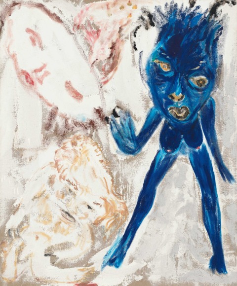 "Crepe and Black Lamps", 1986