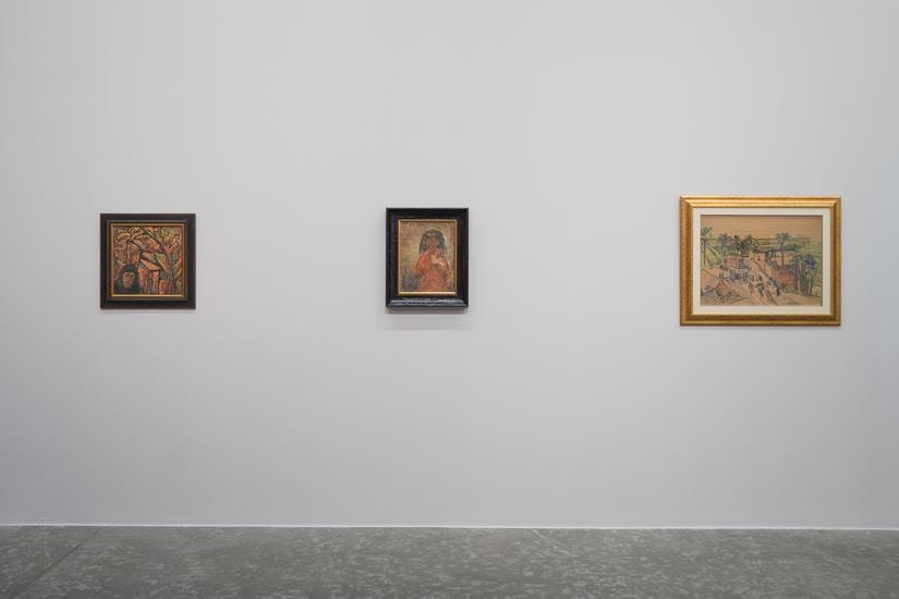 Modernist Women of Egypt, Installation view at Green Art Gallery, Dubai, 2017