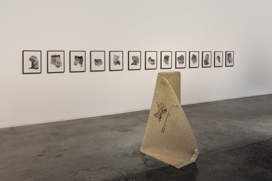 On Stones and Palimpsests,&nbsp;Hera B&uuml;y&uuml;ktaşcıyan, Installation view at Green Art Gallery, Dubai, 2020