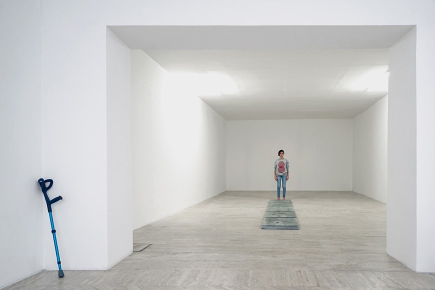 Rossella Biscotti, On Walking, 2017&nbsp;, Installation view at Fondazione Memmo, Rome, 2017