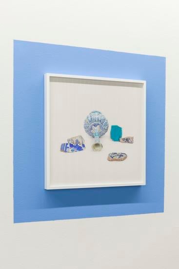 Kamrooz Aram,&nbsp;Ancient Blue Ornament: Still Life with Bottle (detail), 2016