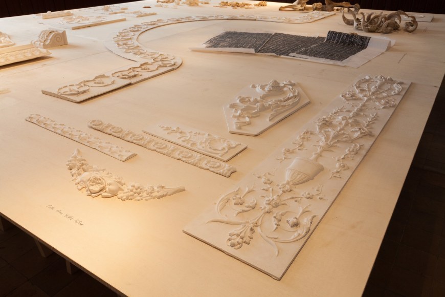 Michael Rakowitz,&nbsp;The Flesh Is Yours, The Bones Are Ours, 2015, Installation view at&nbsp;Galata Greek Primary School, 14th Istanbul Biennial, Turkey, 2015