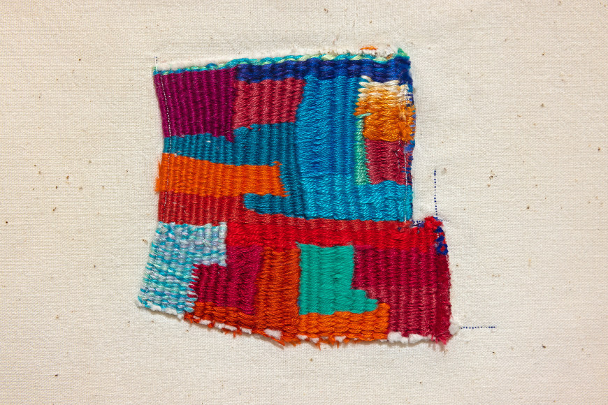 Majd Abdel Hamid, Research (how long was the thread IV) (detail), 2022