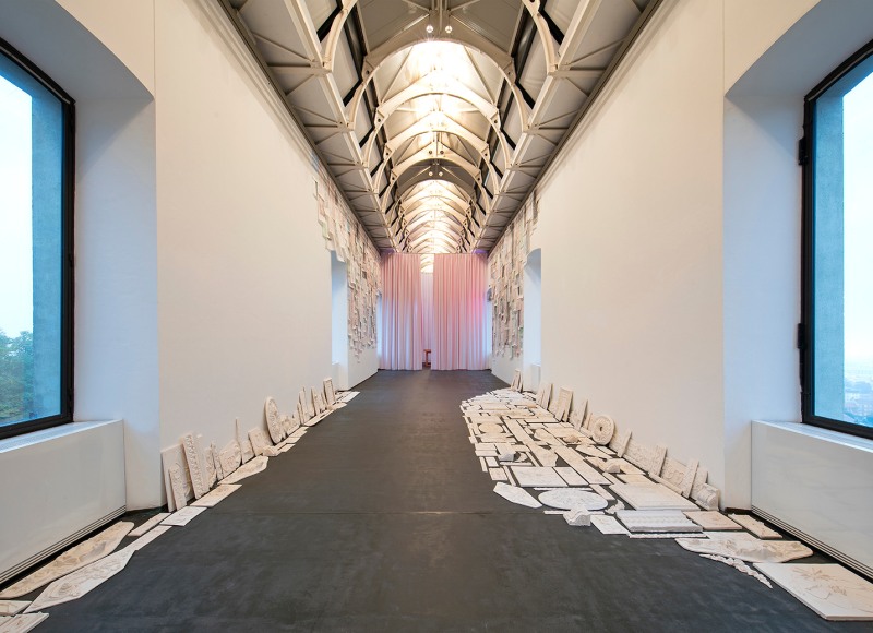 Michael Rakowitz. Imperfect Binding, Installation view at Castello di Rivoli Museo d&rsquo;Arte Contemporanea, Turin, Italy, 2019