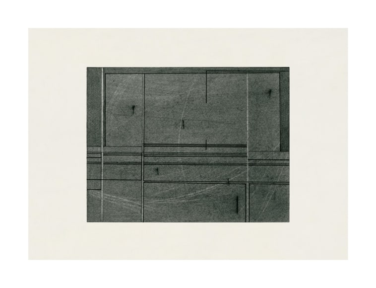 Seher Shah, Variations in Grey (8), 2020-2021, Graphite dust and ink on ivory Russian paper, 21 x 29 cm