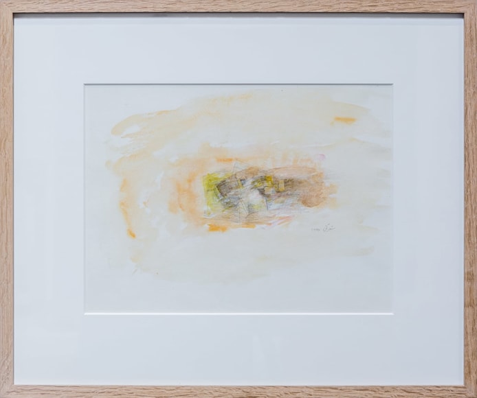 Chaouki Choukini, Désert 8, 1993, Watercolor on paper, 24 x 32 cm