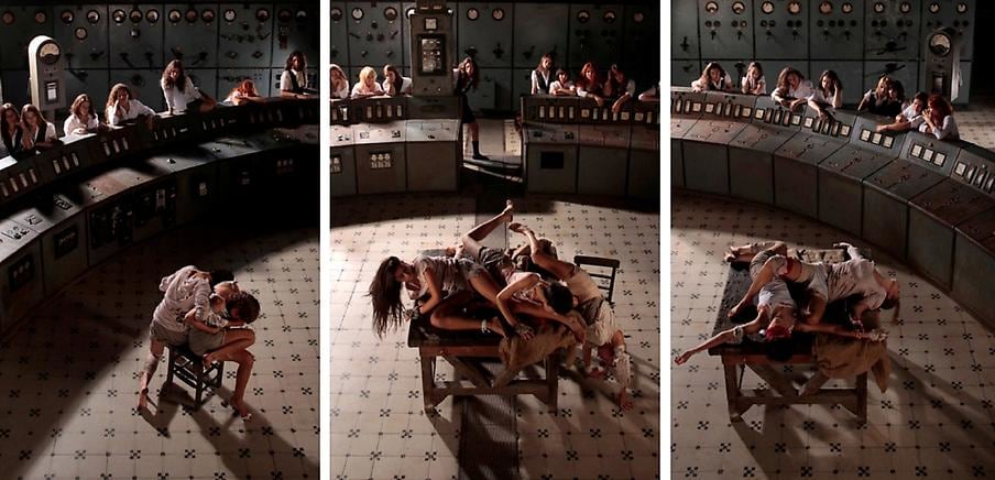 Nazif Top&ccedil;uoğlu, Untitled (Triptych), 2009, C-print, Edition of 5, 180 x 120 cm each