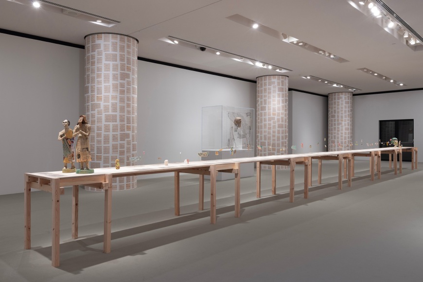 Allspice | Michael Rakowitz &amp;amp; Ancient Cultures, 2025, Installation view. A collaboration between NEON + the Acropolis Museum