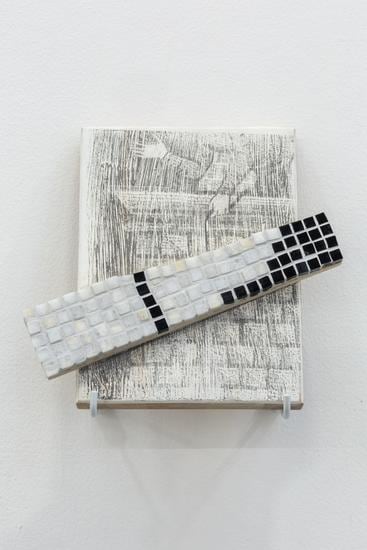 Hera Büyüktaşçıyan, Icons for builders, 2017, Wood and marble, 26.3 x 20 cm