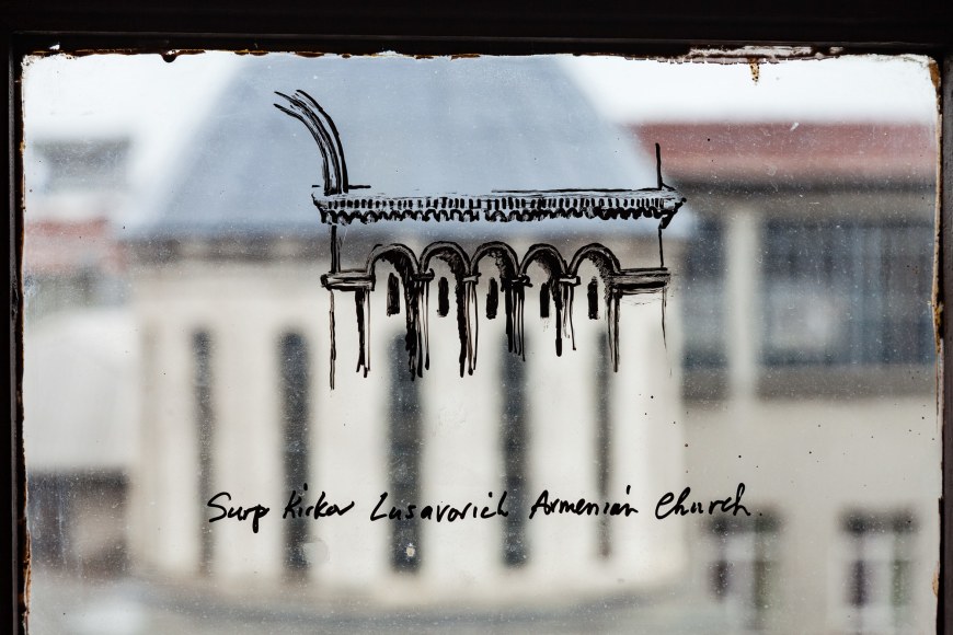 Michael Rakowitz,&nbsp;The Flesh Is Yours, The Bones Are Ours, 2015, Installation view at&nbsp;Galata Greek Primary School, 14th Istanbul Biennial, Turkey, 2015