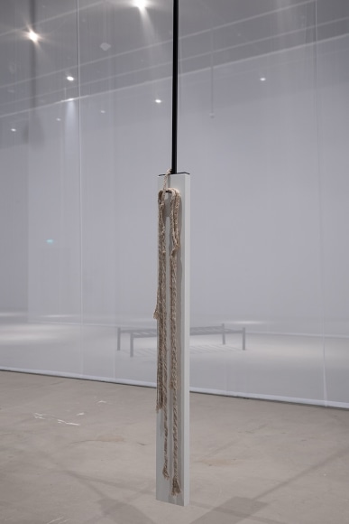 Afra Al Dhaheri, No. 3 (To Detangle Series), 2020, Cotton rope, 15 x 150 cm