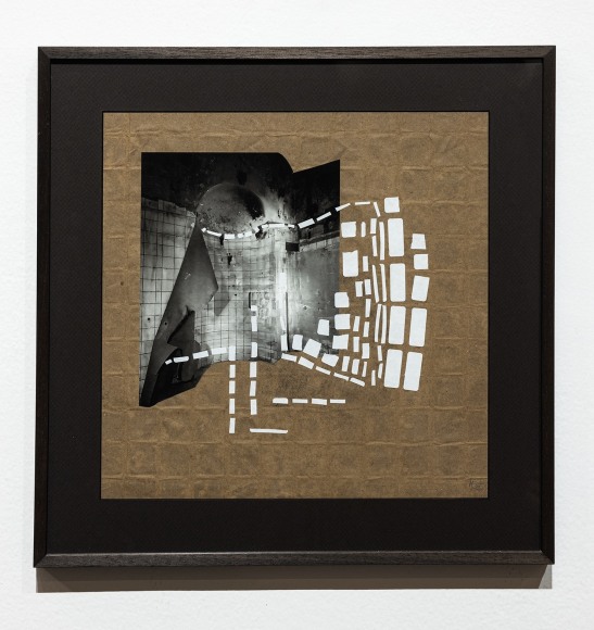 Hera B&uuml;y&uuml;ktaşciyan, Intervals for the Unreplaceable (9). Collage serie, 2022, Collage with archival print and paper cut outs on cast paper, 31 x 31 cm