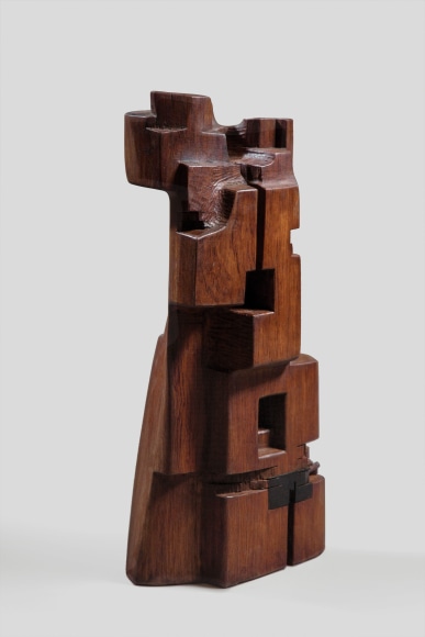 Chaouki Choukini, Tour, 2016, Bubinga, 57.5 x 24 x 17 cm