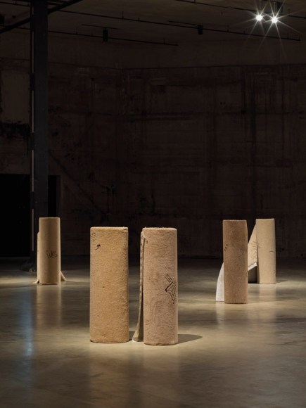 Hera Büyüktasçiyan, Reveries of an Underground Forest, 2019, Installation view at the East Tank, Level 0 Tate Modern, 2022