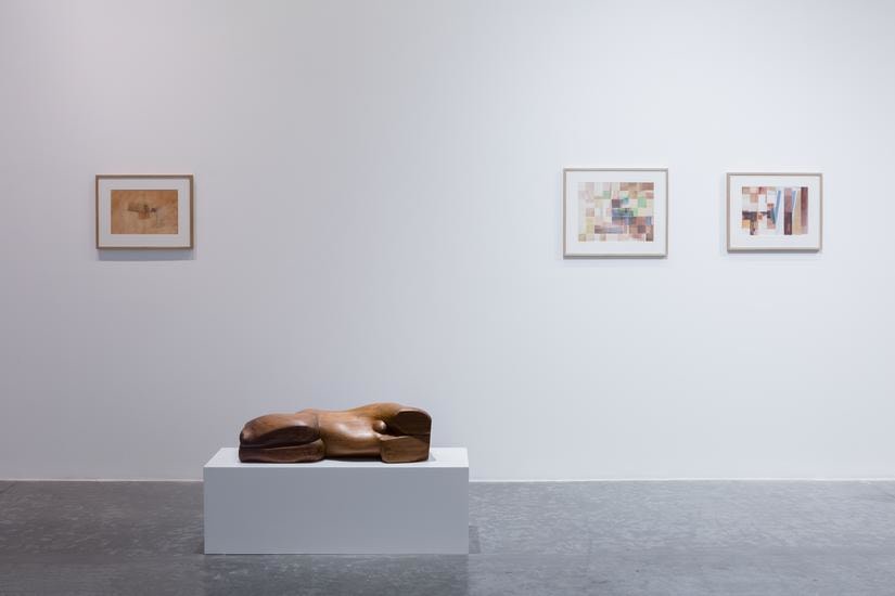 Poetry in Wood, Chaouki Choukini, Installation view at Green Art Gallery, Dubai, 2016