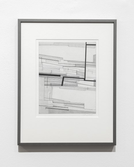 Seher Shah, Of Dust and Measure (5), 2019-2021, Graphite, ink and graphite dust on cotton paper