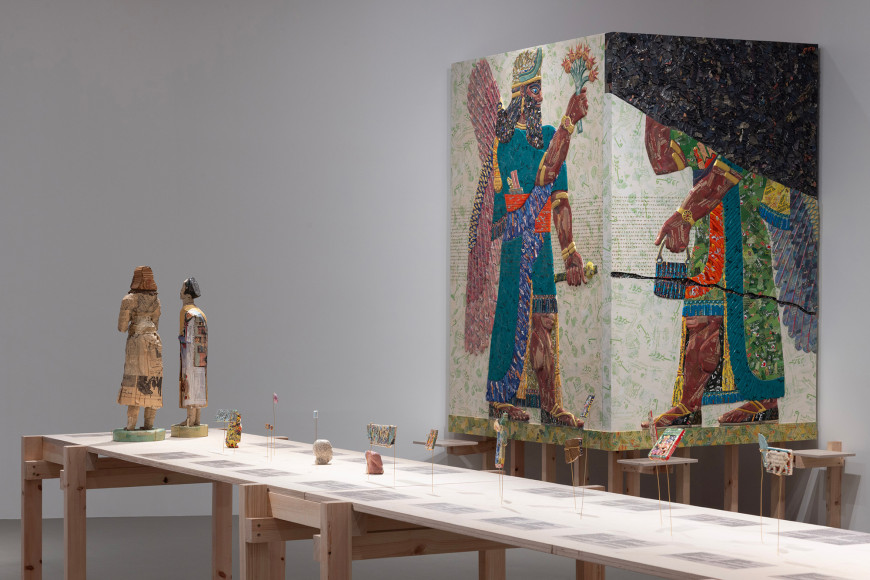 Allspice | Michael Rakowitz &amp;amp; Ancient Cultures, 2025, Installation view. A collaboration between NEON + the Acropolis Museum