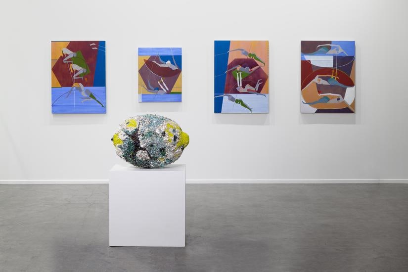 Installation view of Green Art Gallery, Dubai, at Art Dubai Contemporary, 2019