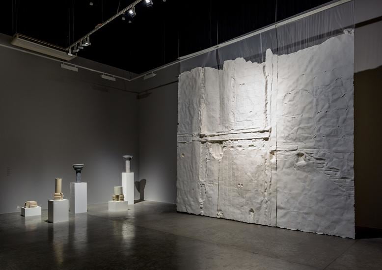 Surfaces &amp;amp; Solids, Nazgol Ansarinia, Installation view at Green Art Gallery, Dubai, 2015