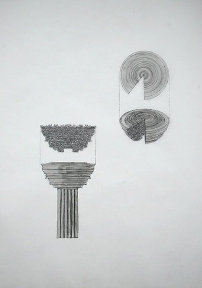 Nazgol Ansarinia, Drawing for Article 48, 2016, Ink and marker on paper, 43.5 x 31 cm