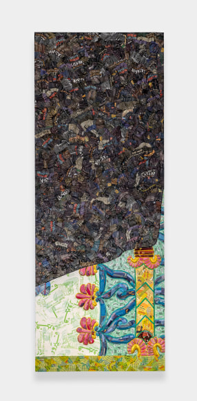 Michael Rakowitz, The invisible enemy should not exist (Northwest Palace of Kalhu, Room S, Panel S-19) (detail), 2022