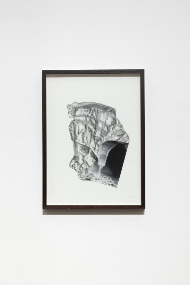 Hera B&uuml;y&uuml;ktaşciyan, Soma Vol I, 2022, Graphite drawing and collage with archival print on paper, 42 x 29.5 cm