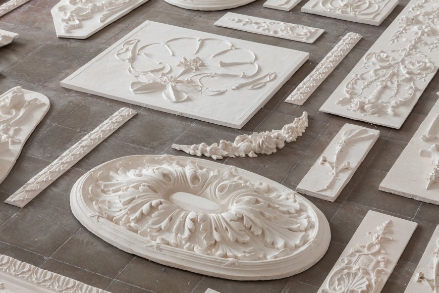 Michael Rakowitz,&nbsp;The Flesh Is Yours, The Bones Are Ours, 2015, Installation view at&nbsp;Galata Greek Primary School, 14th Istanbul Biennial, Turkey, 2015