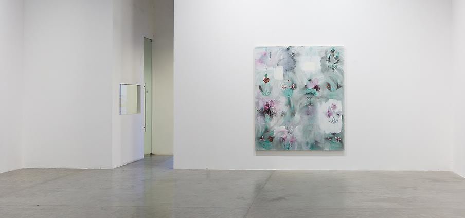 Palimpsest: Unstable Paintings for Anxious Interiors, Installation view at Green Art Gallery, Dubai, 2014