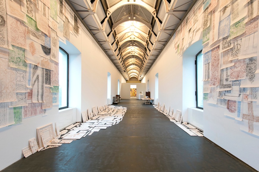 Michael Rakowitz. Imperfect Binding, Installation view at Castello di Rivoli Museo d&rsquo;Arte Contemporanea, Turin, Italy, 2019