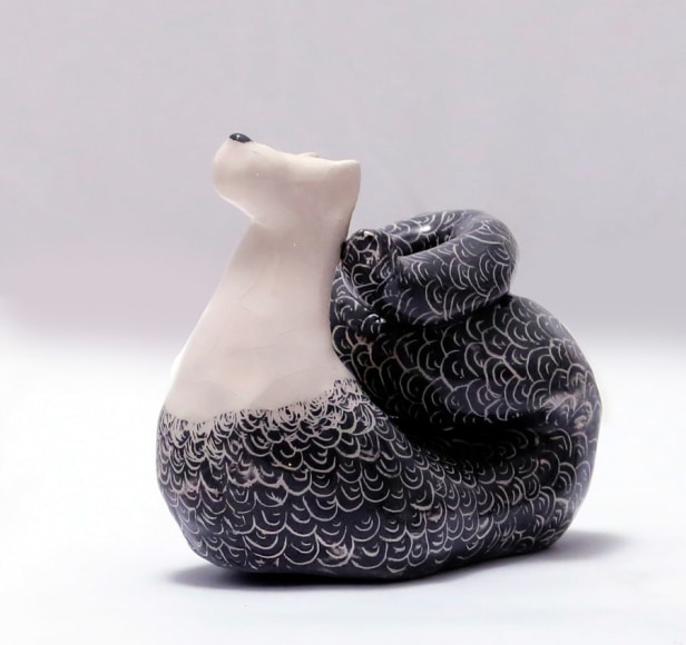 Dorsa Asadi, Animals of the underground (all of them), 2018, Ceramics, 20 x 20 x 20 cm