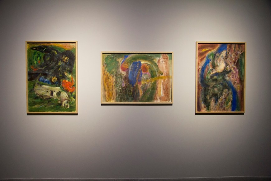 After the Deluge, Elias Zayat, Installation view at Green Art Gallery, Dubai, 2015