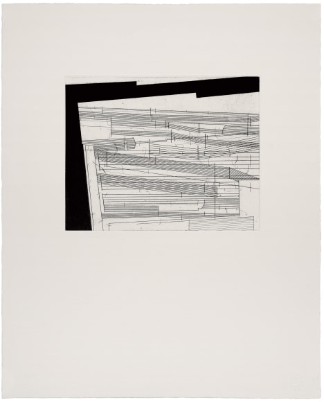 Seher Shah, Ruined Score, 2020, Etchings on Velin Arches 300 gsm paper, 50 x 40 cm