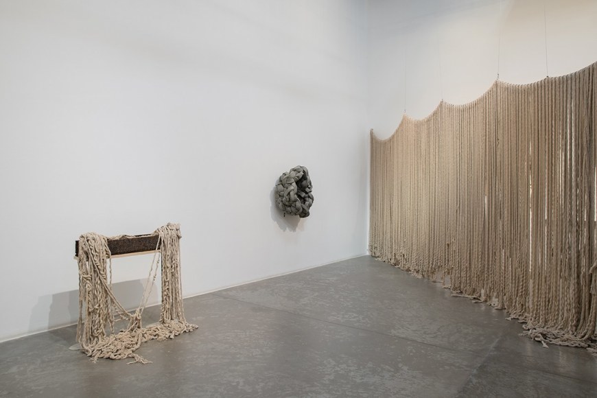 Split Ends,&nbsp;Afra Al Dhaheri, Installation view at Green Art Gallery, Dubai, 2021