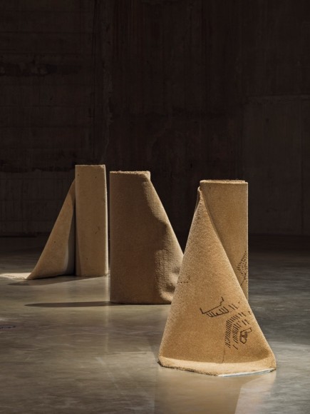 Hera Büyüktasçiyan, Reveries of an Underground Forest, 2019, Installation view at the East Tank, Level 0 Tate Modern, 2022