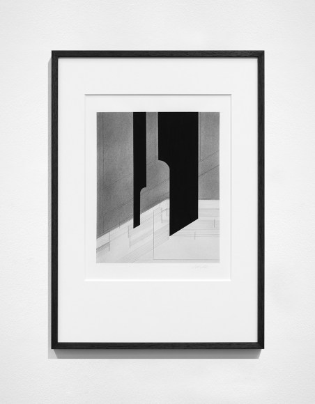 Seher Shah,&nbsp;Foreign dust (Variation 15), 2019-2020, Graphite dust on paper, 55.9 x 38.1 cm