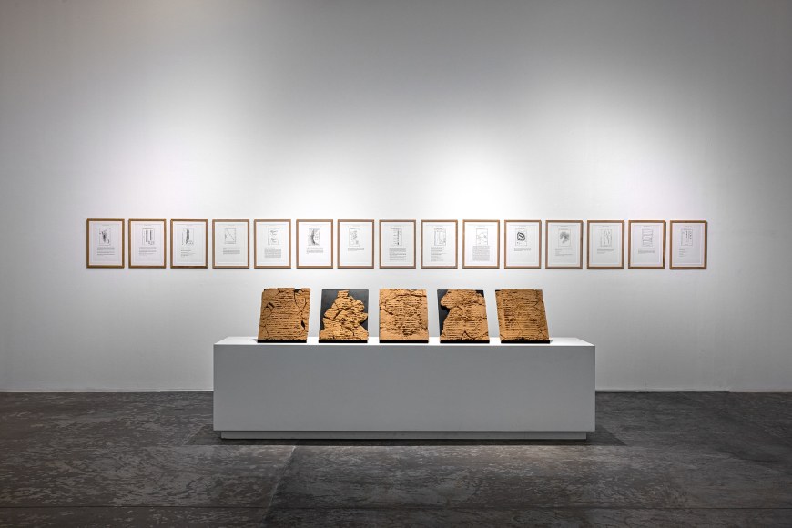 The Memory in Our Bones. Installation view at Green Art Gallery, Dubai, 2022