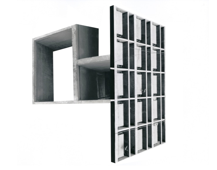 Seher Shah,&nbsp;Capitol Complex, Concrete Spaces, 2014, Collage on paper, 28 x 36 cm