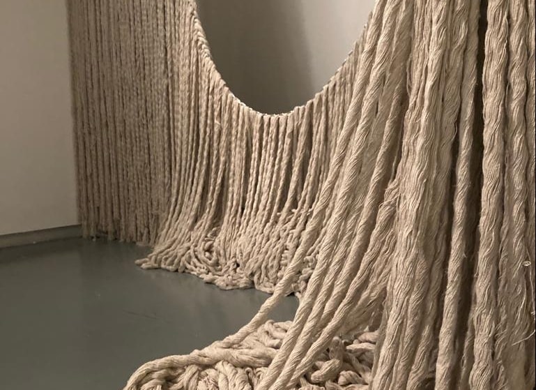 Afra Al Dhaheri, Ebb and Flow, 2021, Installation view at Sharjah Museum, Islamic Arts Festival, Sharjah, UAE