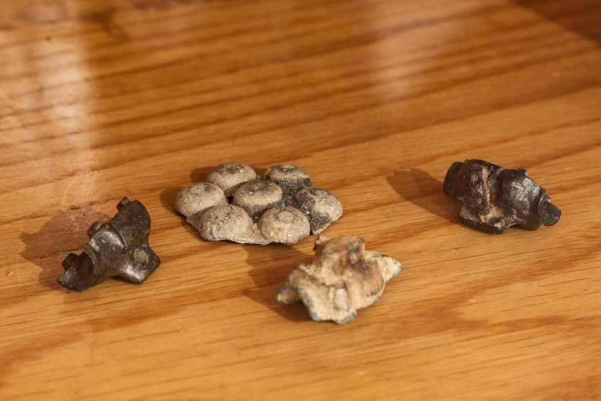 Michael Rakowitz,&nbsp;The Flesh Is Yours, The Bones Are Ours, 2015, Installation view, Galata Greek Primary School, 14th Istanbul Biennial, Turkey, 2015